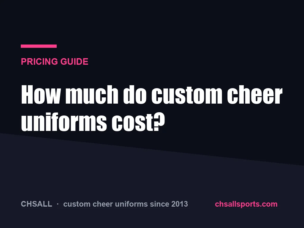 How much do custom cheer uniforms cost?