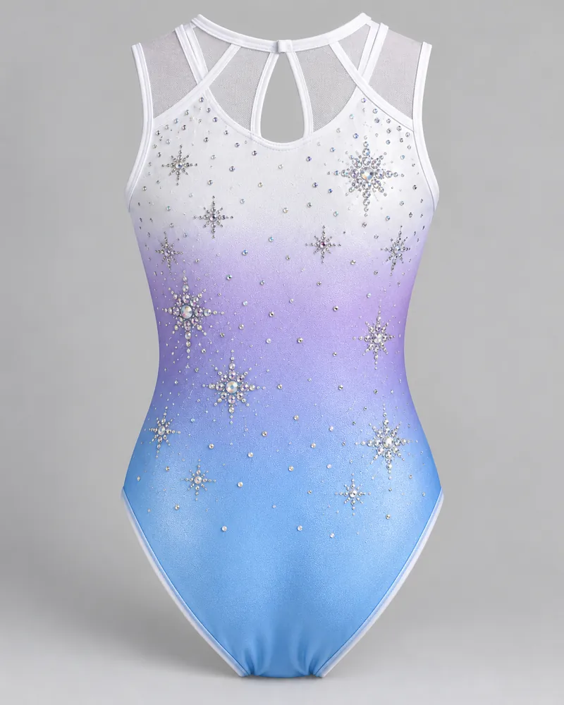 Lavender Sky Star Cluster Leotard – back view