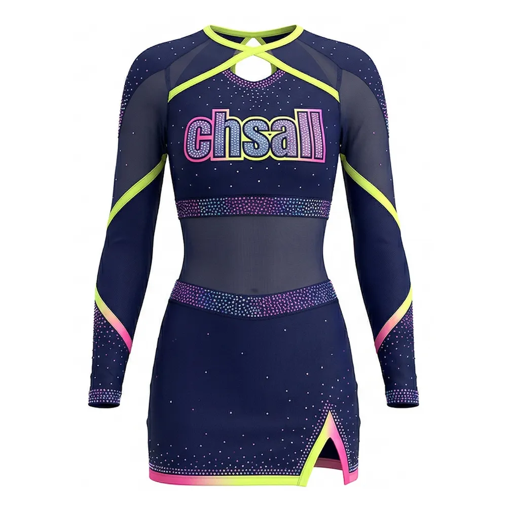 Adults Cheerleading Team Uniforms Cheerleader Clothing Sublimation for Dance Performance and Practice – photo 2