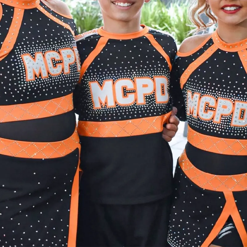 Women's Long Sleeve Cheerleading Uniform Sets Youth Team School Celebration Cheerleader Costume Sublimation – photo 4