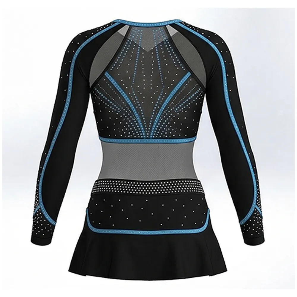 Fast Delivery Low MOQ Children's Cheerleading Uniform Sets Spandex/Polyester for Basketball and Festival Celebrations – photo 2