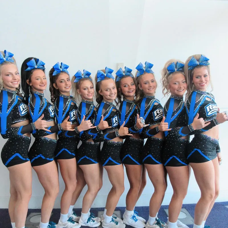 Women Cheerleading Uniform Sets Spandex/Polyester for Special Occasions Practice Fitness Sports – photo 2