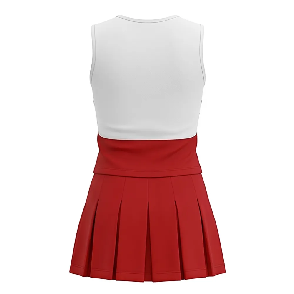 Low Price Cheerleading Practice Uniforms Sublimation Sleeveless Cheer Training Uniform Change Logo and Color – photo 2