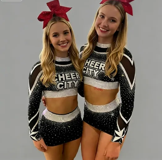 One-Stop Cheer Warm up Jacket Leggings Outfit Cheerleading Practice Wear Cheerleading Uniform – photo 2
