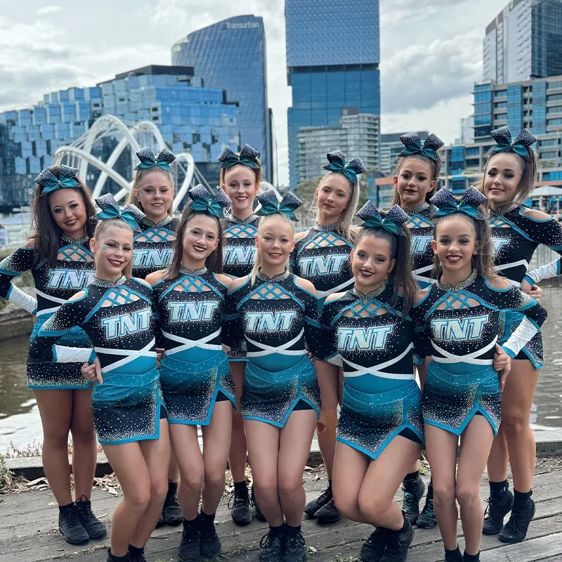 Cheerleading Uniforms Sublimation Children Cheerleader Team Cheer Dance Wear for Competition Cheerleading Wear – photo 4