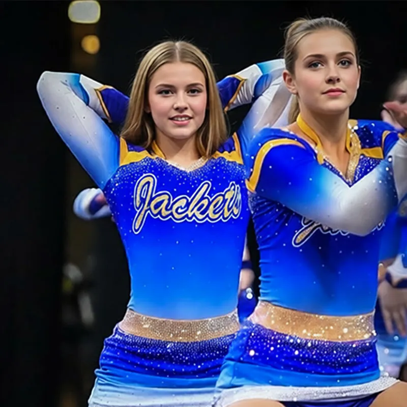 Sublimation Cheerleading Sportswear Competition Dance Team Costume Cheerleading Uniforms Cheer Extreme for Competition – photo 3