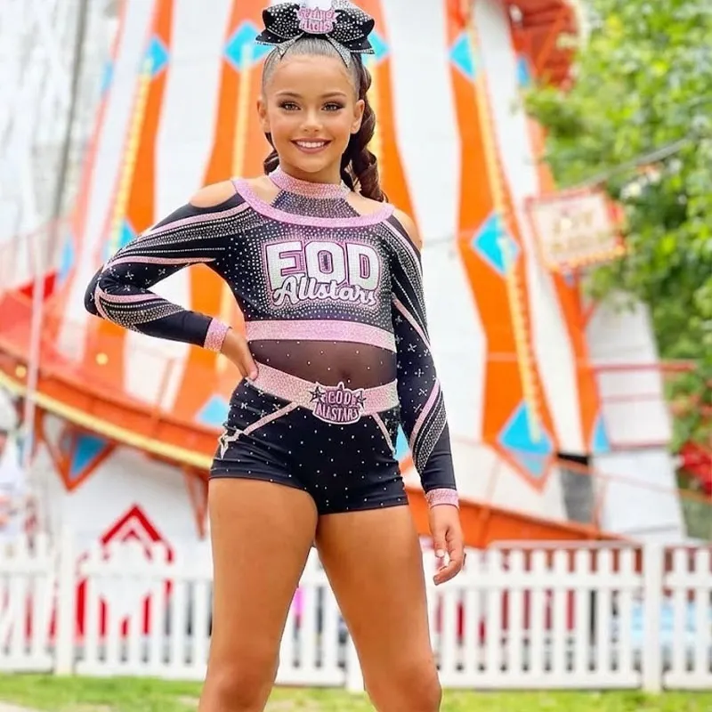 Sublimation Cheerleading Sportswear Competition Dance Team Costume Cheerleading Uniforms Cheer Extreme for Competition – photo 4