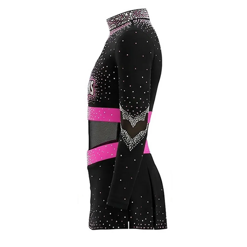 New Arrivals Cheerleading Warmup Tracksuit Rhinestone Cheer Practice Cheer Warm Ups Training Wear – photo 5