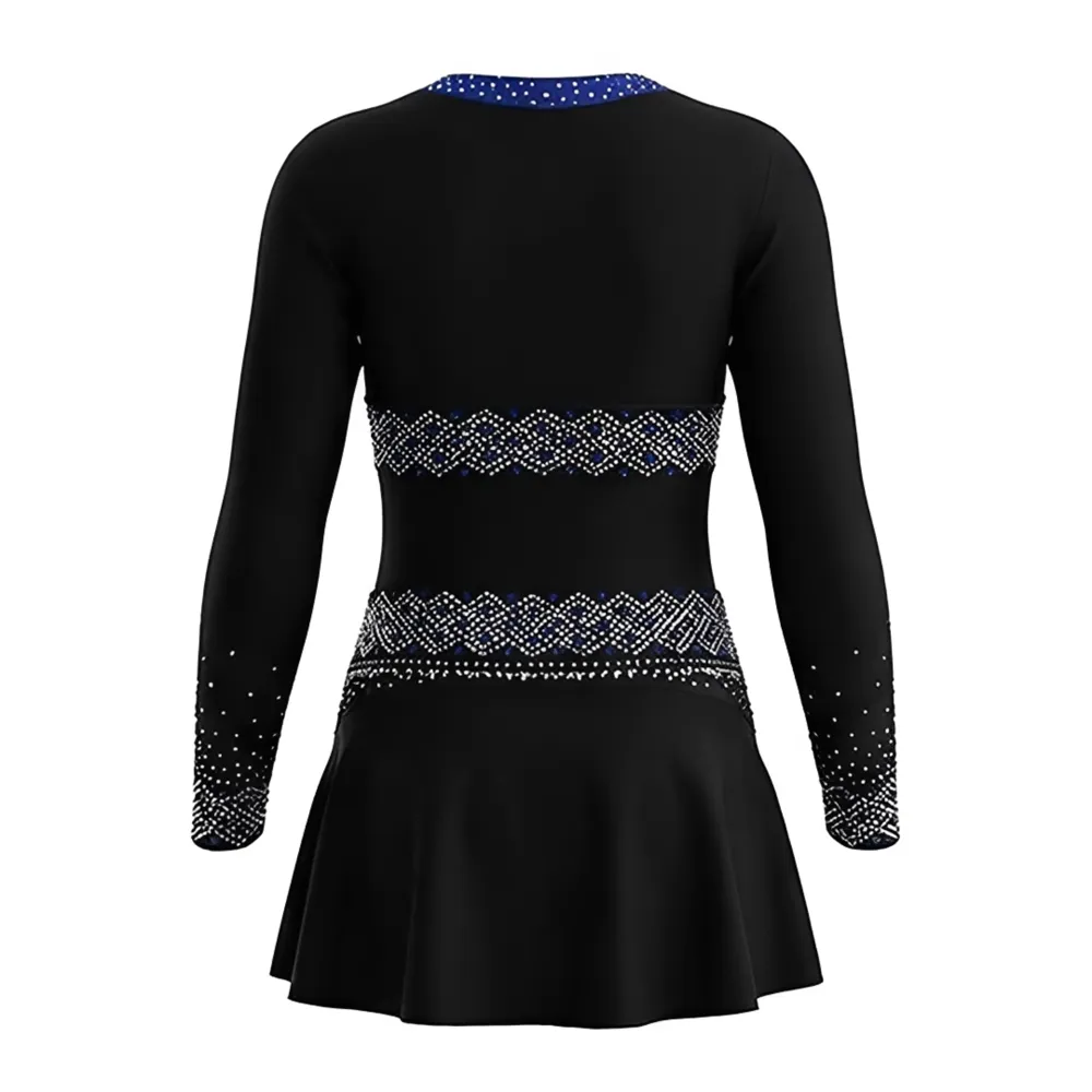 Girls' Cheerleading Uniforms Cheerleading Uniform With Rhinestones for Girls Cheerleading Clothes – photo 3