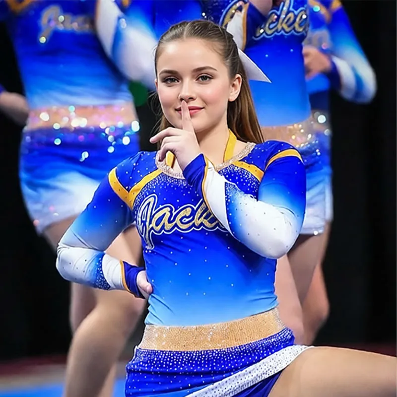 Sublimation Cheerleading Sportswear Competition Dance Team Costume Cheerleading Uniforms Cheer Extreme for Competition – photo 6