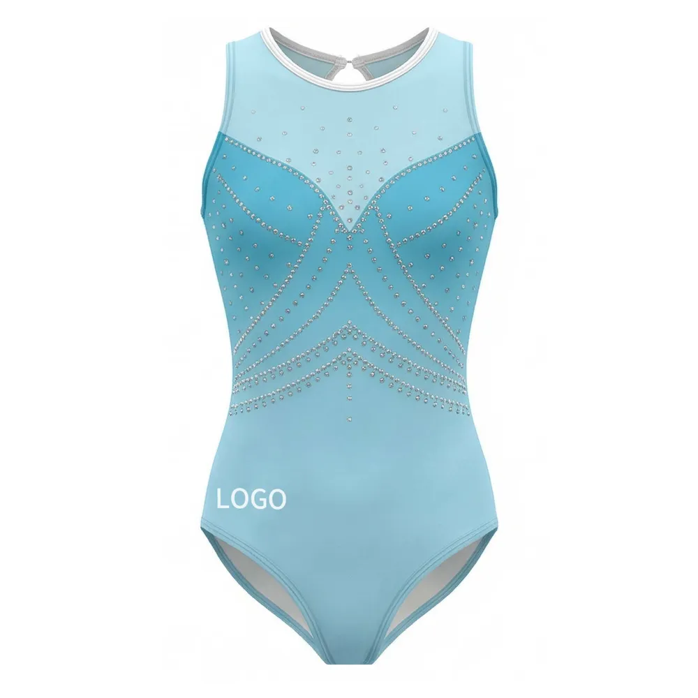 Gymnastic Leotard Sleeveless Durable Stitching Anti-Pilling Fabric Suitable for Gymnastics Practice and Competitions – photo 6