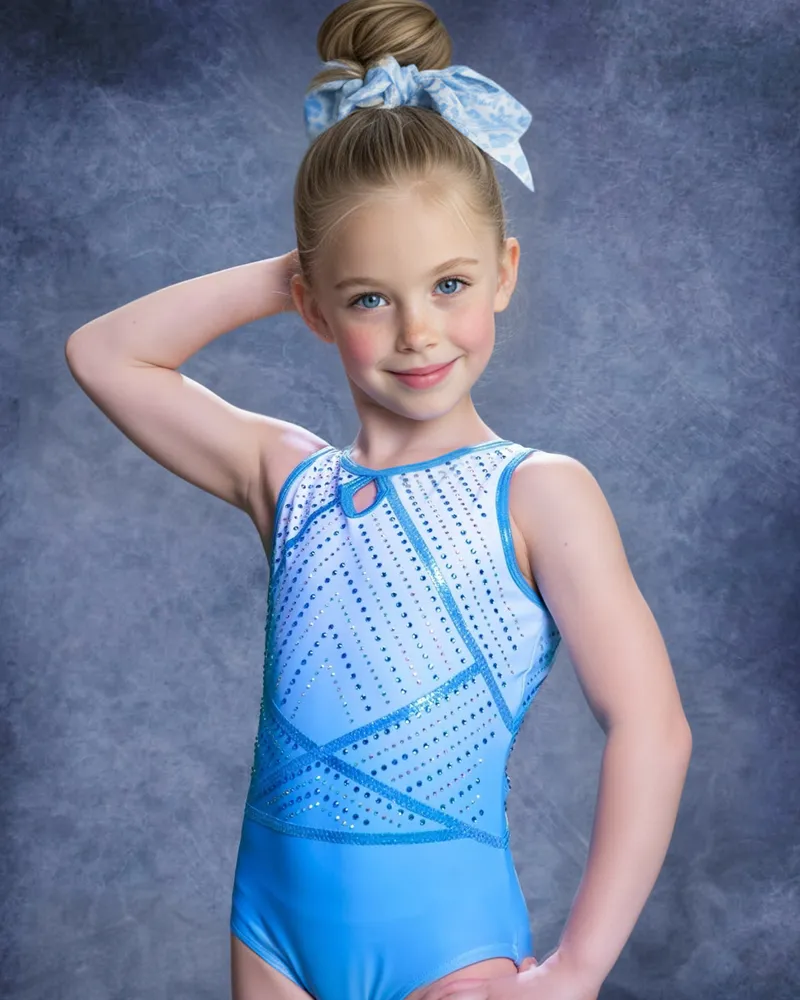 For Glitter Rhinestones Training Gymnastics Leotard Girls Toddler Dance Ballet Purple for Clothing – photo 3