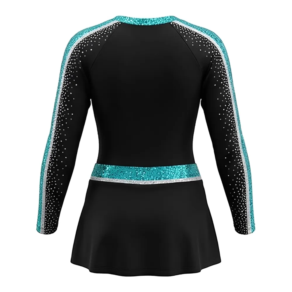 Cheerleading Uniform Compression Fabric Durable for Professional Cheerleading Team National Competition Stage Outfits – photo 3