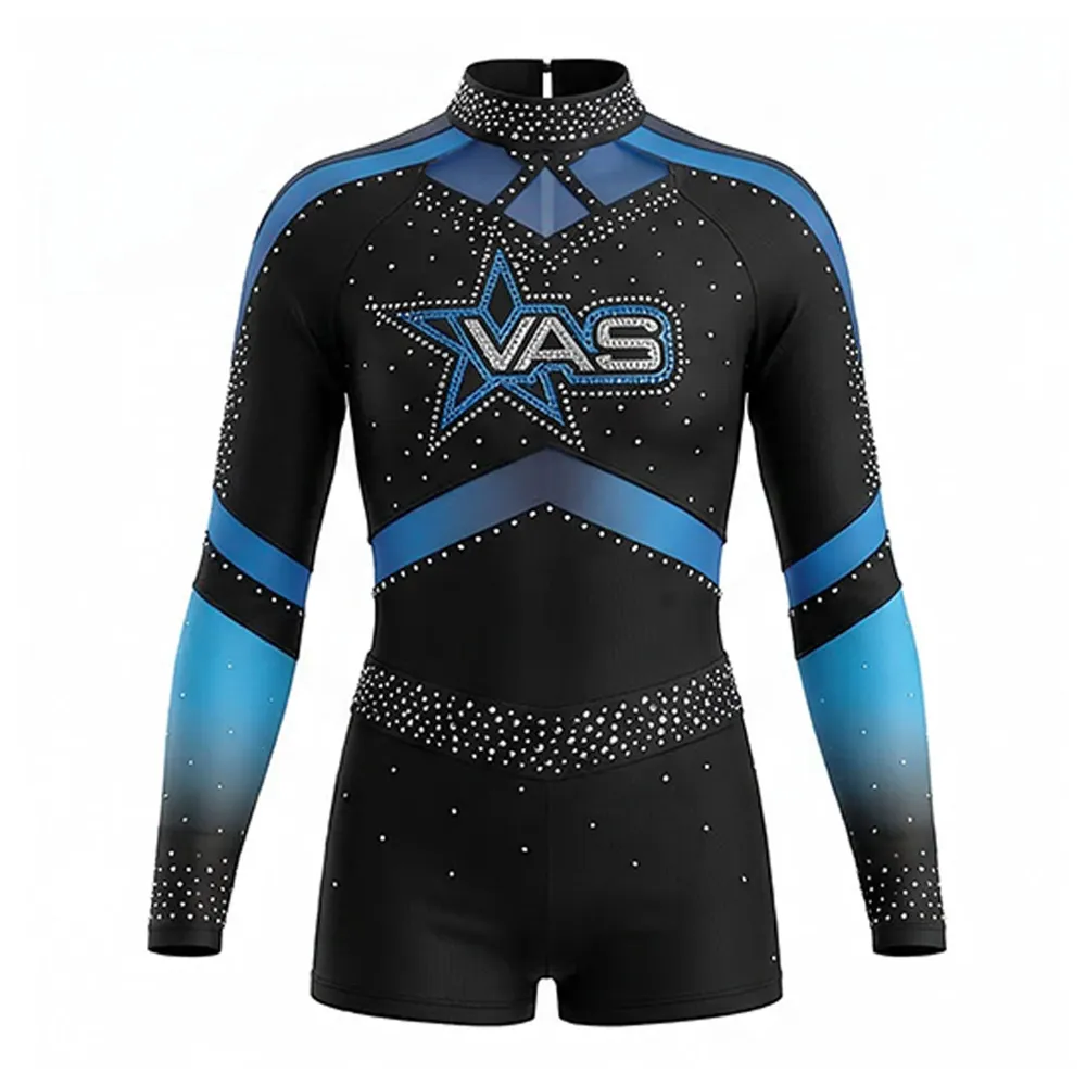 Youth Kids Cheerleading Uniform Cute Decoration Quick Dry for Primary School Sports Day Cheer Team Show Wear – photo 2