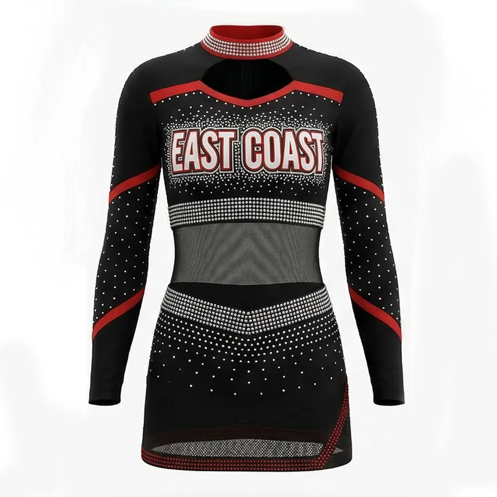 All Star Cheerleading Uniform Slim Fit Moisture Wicking for Outdoor Sports Meet Cheer Squad Performance Uniforms – photo 2