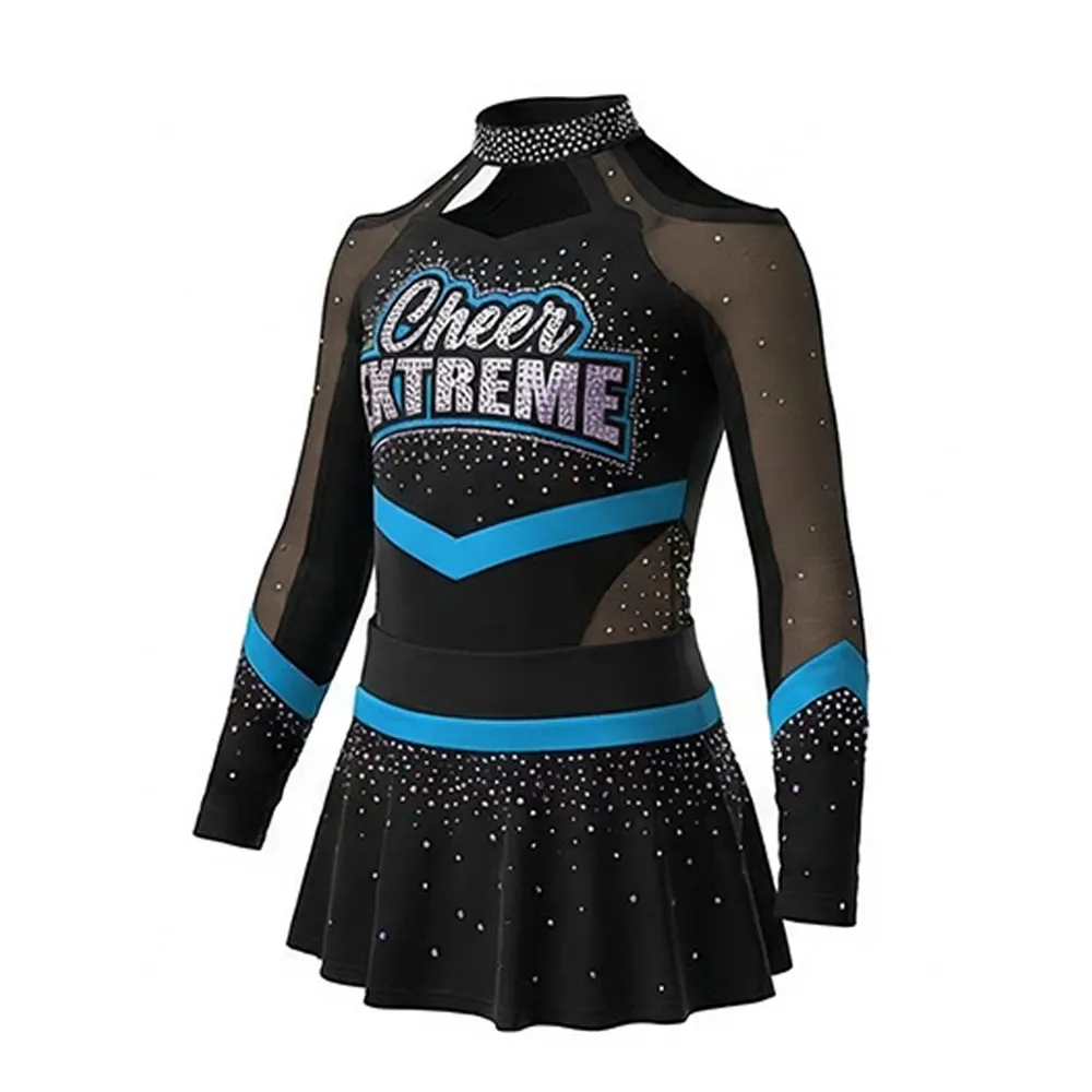 Cheerleading Uniform High Waist Cheer Squad Game Day Parade Carnival Athletic Outfits – photo 3