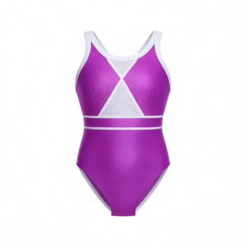 Girls' Sleeveless Gymnastics Dance Leotard High-Performance Printed Spandex Children Gymnastic Practice Wear