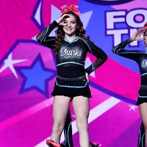 Fast Delivery Low MOQ Children's Cheerleading Uniform Sets Spandex/Polyester for Basketball and Festival Celebrations