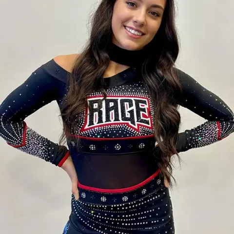 Low Price Cheerleading Practice Uniforms Sublimation Sleeveless Cheer Training Uniform Change Logo and Color