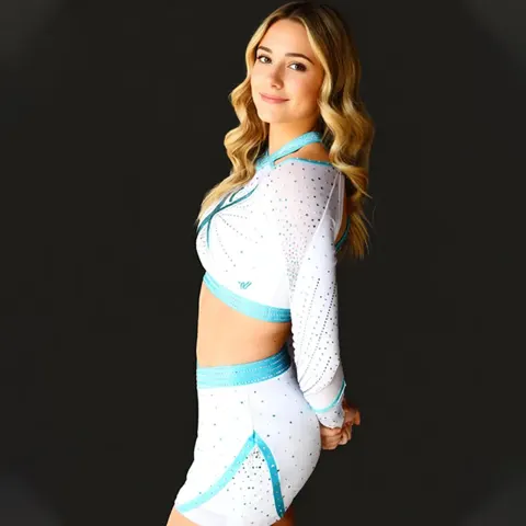 Sublimation Cheerleading Uniform Soft Polyester Spandex College Game Cheer Squad Training Outfits