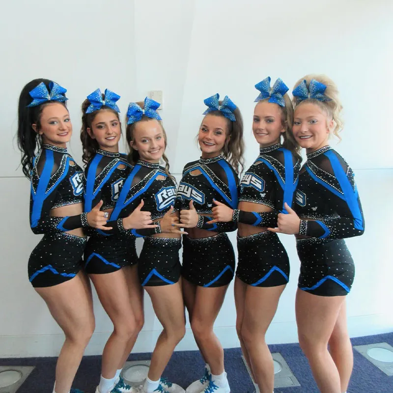 Women Cheerleading Uniform Sets Spandex/Polyester for Special Occasions Practice Fitness Sports