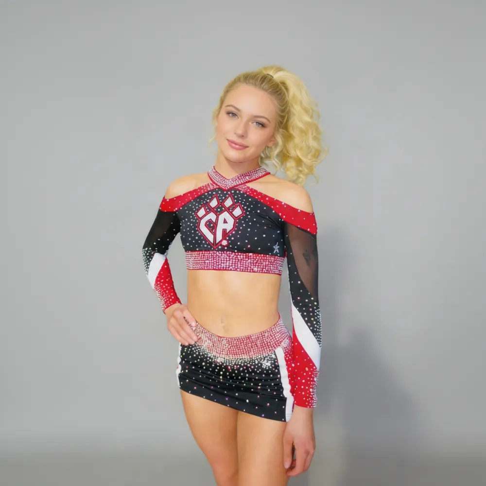 New Design Cheerleading Uniforms Blank Girls Cheerleading Uniforms for Basketball Cheerleading Wear