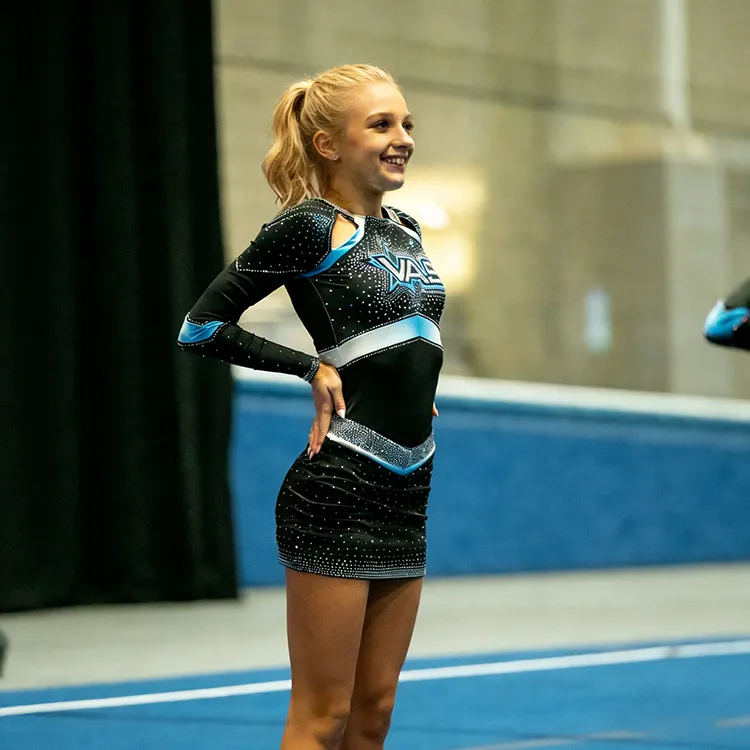 All-Star Cheerleading Uniform Set Women and Girls Digital Sublimation Print Team Suits