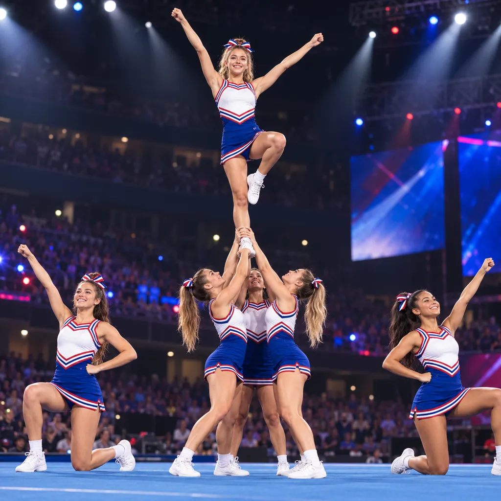 Competition day – Stunts, lights and a full arena